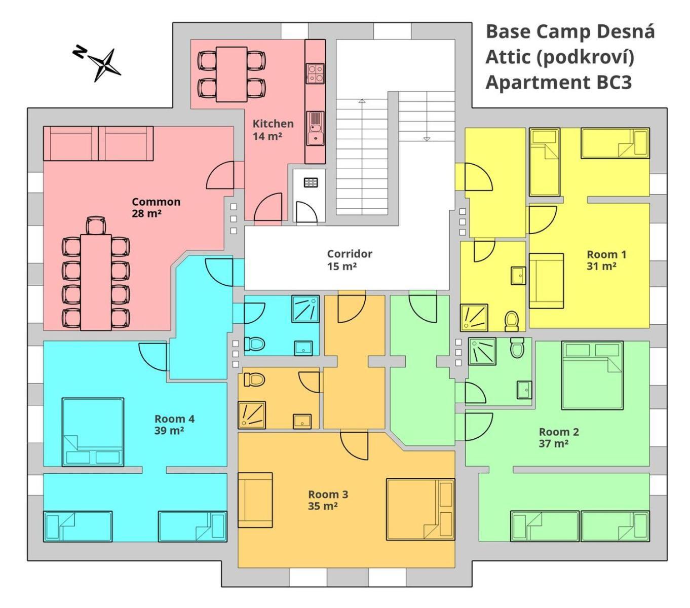 Apartamento Base Camp Desna Habitación foto